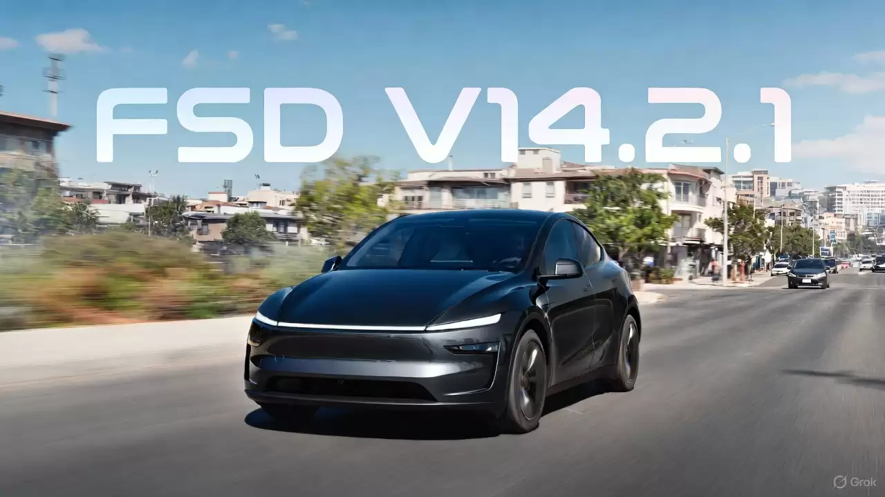 刚更V14.2才一周,特斯拉又推送FSD V14.2.1