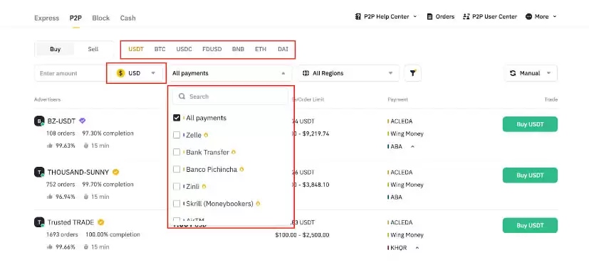 如何充值资金至币安?币安C2C充值/买币/提现全教程