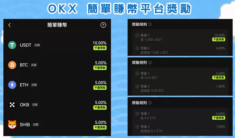 OKX简单赚币操作教学:持币生息有什么优缺点与风险？