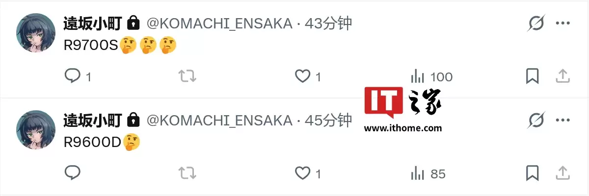Radeon AI PRO 新成员：AMD 预计将推出 R9700S 与 R9600D 显咭