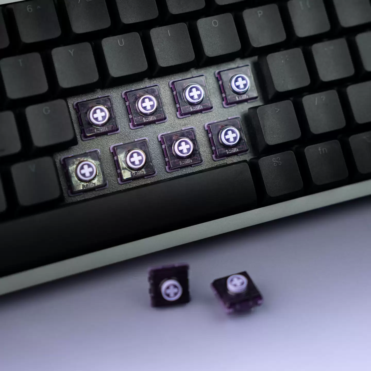 凯华发布新款机械矮轴 —— 紫雀轴:POM 轴芯,0.8mm 短触发行程