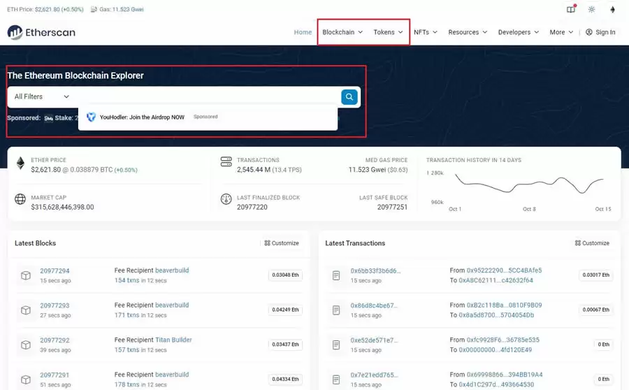 如何在以太坊浏览器中查询代币地址?以太坊浏览器持币地址查询教程