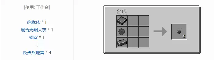 我的世界HBM核科技爆炸物合成表大全