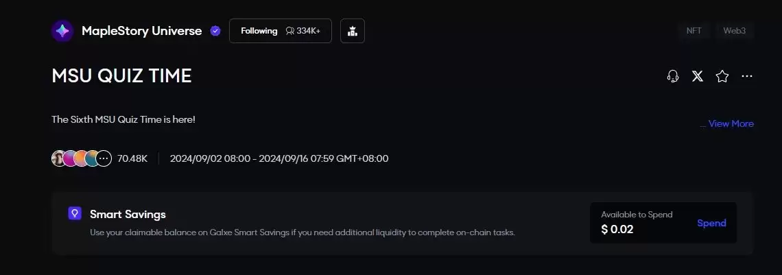 本周可以参与的交互新项目:PizzaSwap、Age of Dino、Soneium、MapleStory Universe