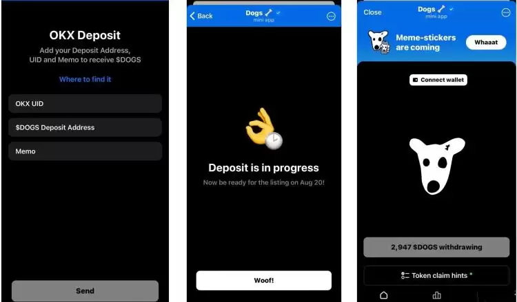 黑白狗币DOGS延期至8/23空投、上市!新增Bitget和Gate.io交易所申领