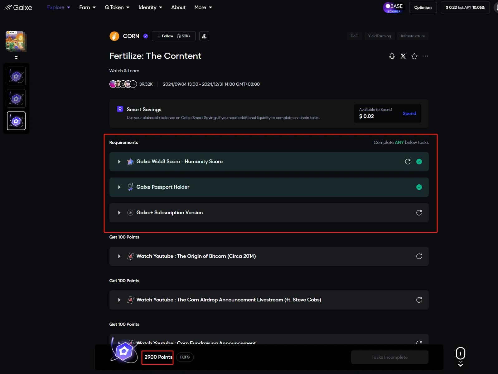 本周值得重点关注并参与空投交互的项目(Azuki /Corn/Movement/Open Loot)