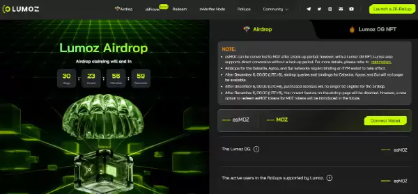 Lumoz Protocol主网上线:MOZ代币申领教程未来前景介绍