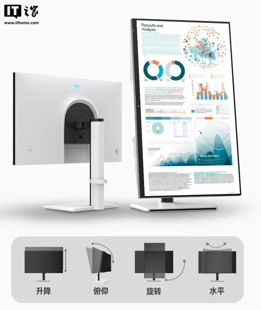 KTC 推出 27 英寸 4K 双模 Mini LED 显示器 M27U6：1152 背光分区，1499 元