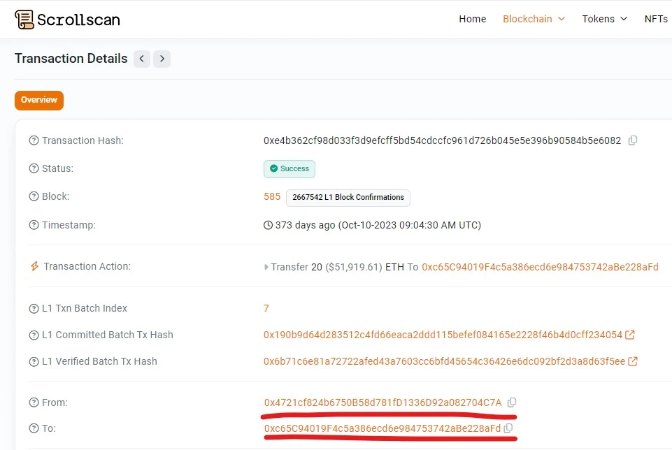 Scroll空投前夕,深扒Scroll团队地址都有多少积分？