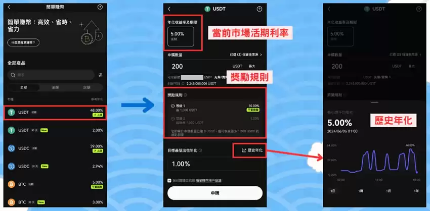OKX简单赚币操作教学:持币生息有什么优缺点与风险？