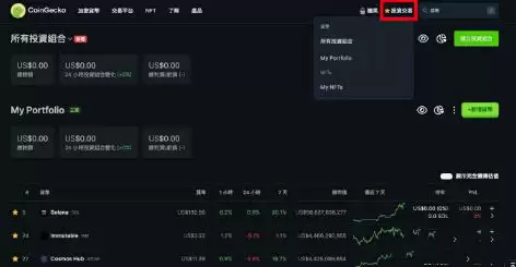 Coingecko币虎使用教学:追踪加密货币价格的实用工具