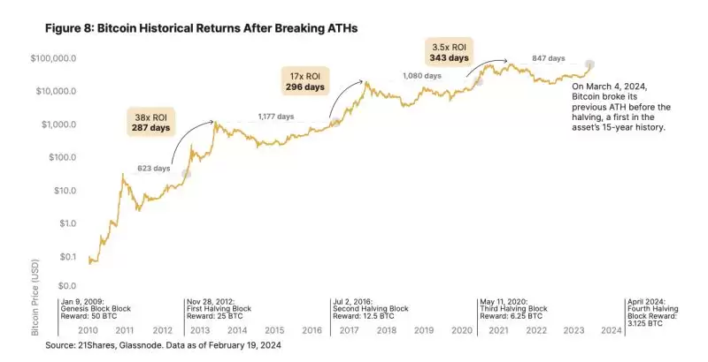 21Shares报告：比特币减半第四次有何不同？