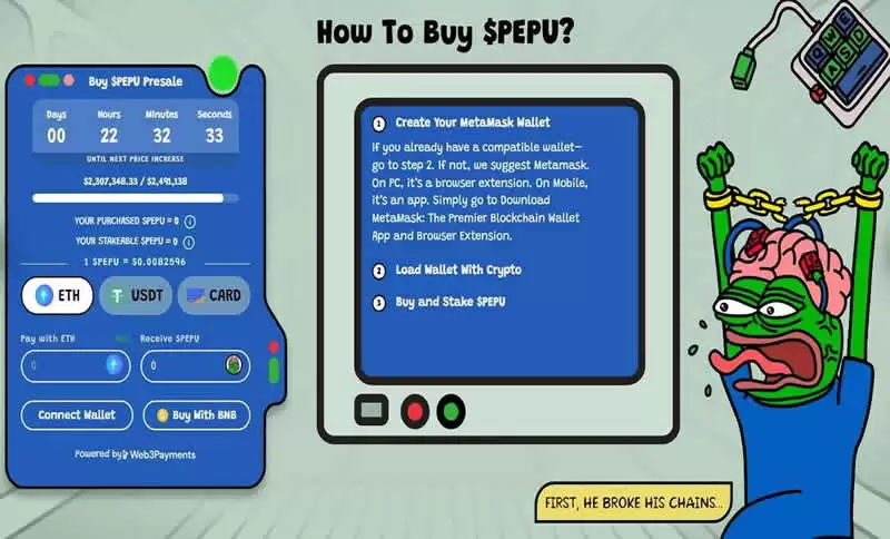 Pepe Unchained(PEPU)币是什么?会是下一个PEPE吗?PEPU币价格预测