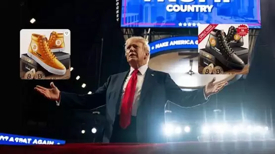特朗普比特币鞋三小时内销售一空！eBay上更因此出现炒鞋