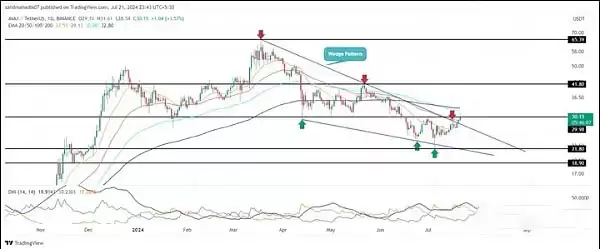 AVAX币价格预测:AVAX价格或将上涨40美元?