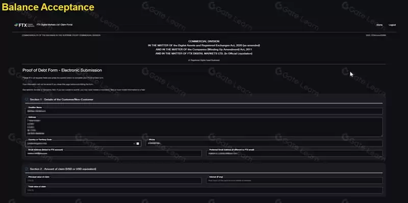 如何进行FTX清算索赔？FTX清算赔偿教程指南