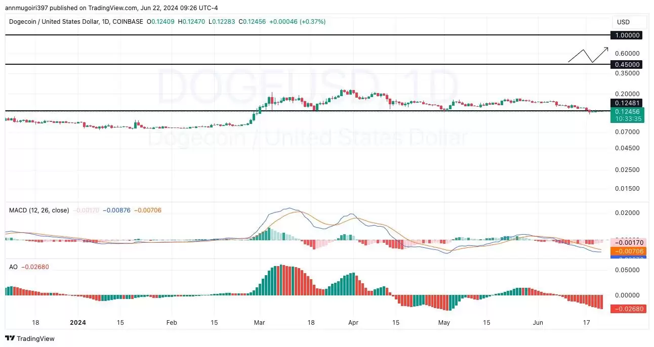 DOGE狗狗币是否仍能达到1美元？狗狗币价格预测