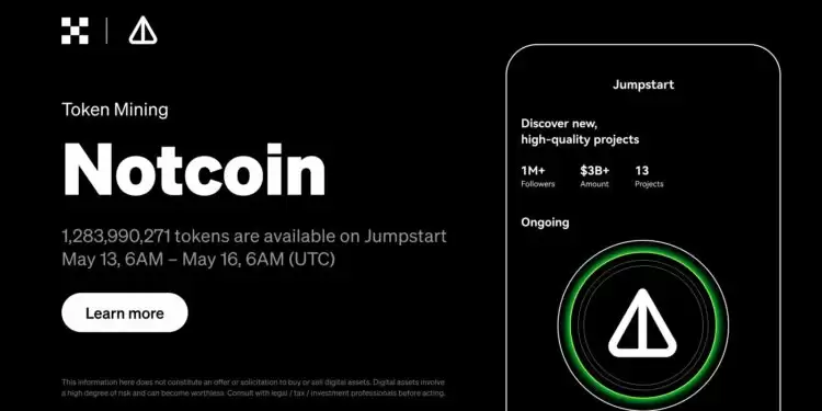 币安新币挖矿最新项目Notcoin (NOT)