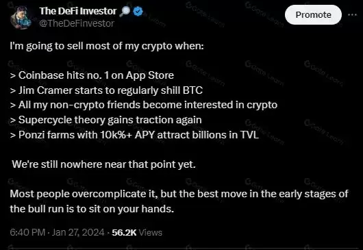 币圈牛市中如何才能做到正确止盈?