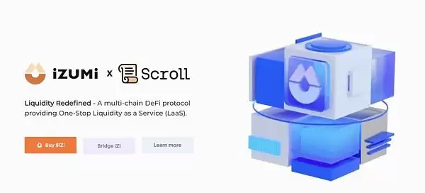 Izumi Finance 平台展示