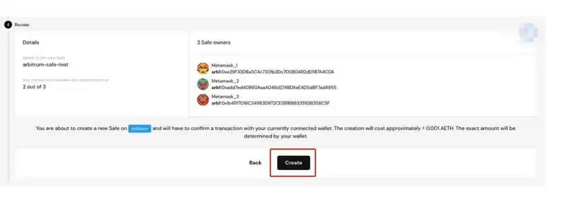 SafeWallet创建完成