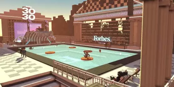 福布斯在元宇宙平台The Sandbox建立专属虚拟土地