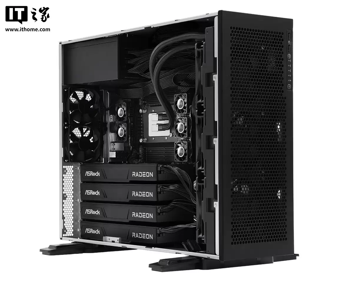 华硕推出 GAI4G-R9700 工作站：AMD 线程撕裂者 Pro 9000/7000 WX 处理器，四路 R9700 Creator 32GB 显卡