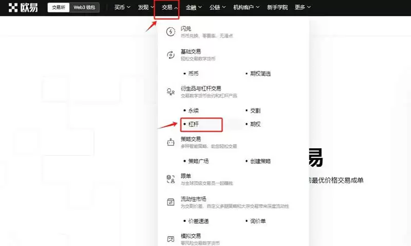 数字货币杠杆怎么卖出去?欧易交易所卖出BTC杠杆的教程