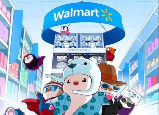 Pudgy Penguins覆盖3100家Walmart！地板价接近20ETH