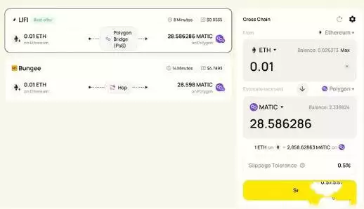 路由选择界面展示