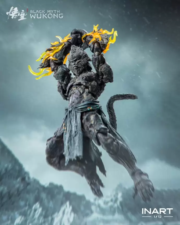 昆仑顶上柱擎天!《黑神话:悟空》石猴手办即将开订