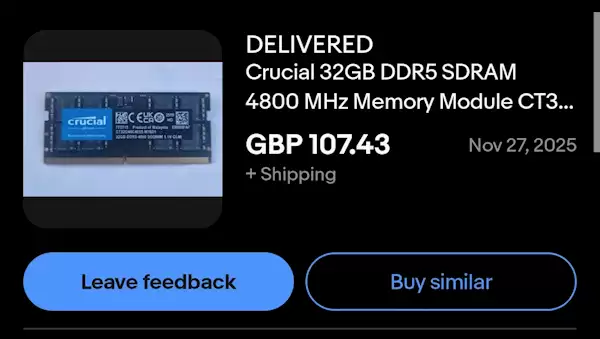 内存贵如黄金！凌晨4点被快递员偷走了