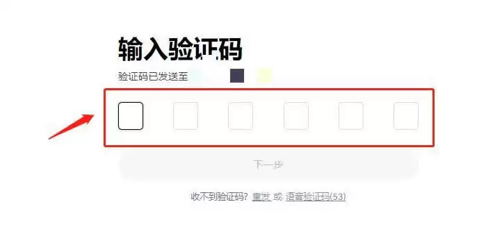 验证码填写示例