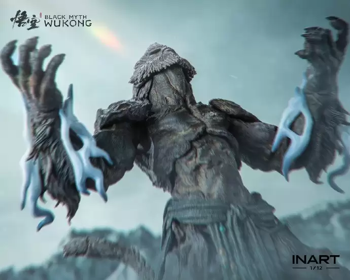 昆仑顶上柱擎天!《黑神话:悟空》石猴手办即将开订