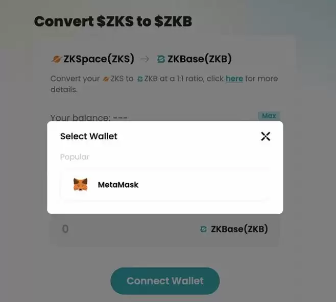 ZKS兑换ZKB操作教程