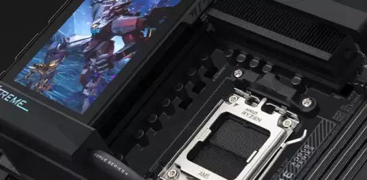 技嘉新款主板首发9999元:搭载5英寸LCD屏 可自定义内容