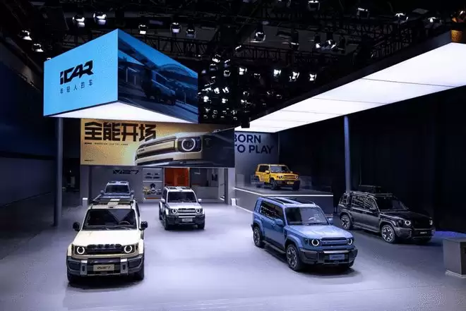 “平民卫士”搅局硬核SUV市场 iCAR V27首发登场