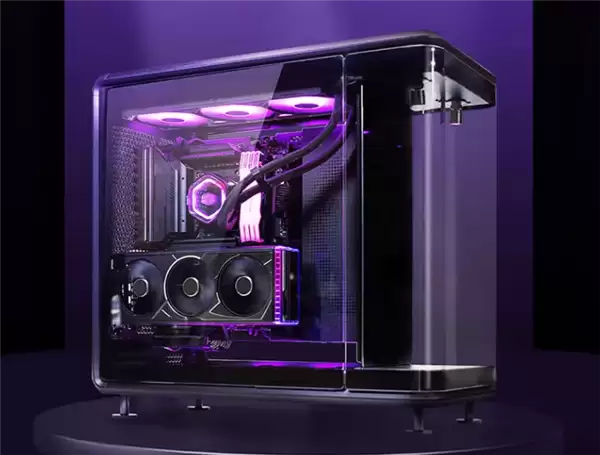 酷冷至尊Master Frame 360机箱首发1999元起:前置展示平台 ARGB聚光灯