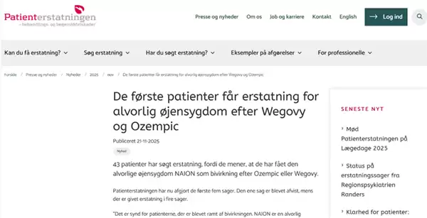 全球狂销的减肥神药司美格鲁肽 竟藏失明风险