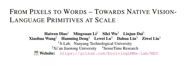 从“数据融合”迈向“原生架构”：商汤发布 NEO 架构，重新定义多模态模型效能边界