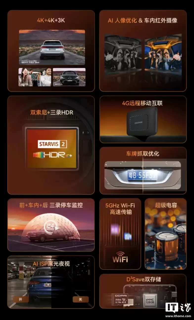 盯盯拍 Z90 Master 旗舰行车记录仪发布：1599 元起，前后三录、可选红外