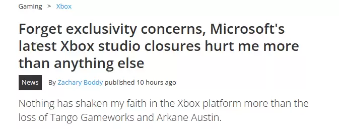 微软Xbox创作自由成幻想？