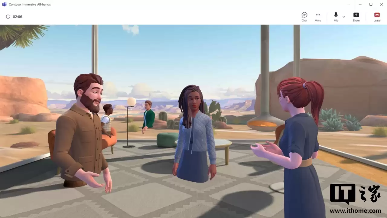 微软 Teams 沉浸式活动全面上线，Microsoft Mesh 同步停止运营