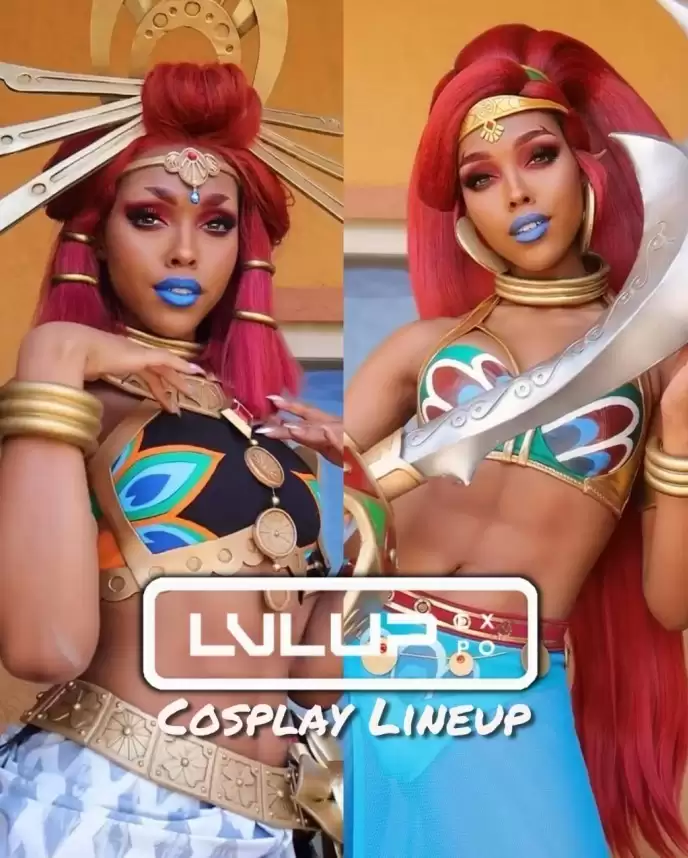 美国黑人小姐姐健美cos塞尔达女性角色