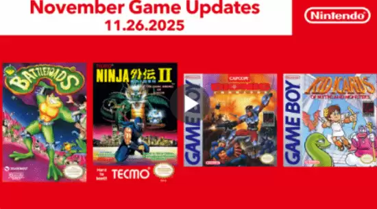 任天堂Switch新增四款经典怀旧游戏引玩家热议