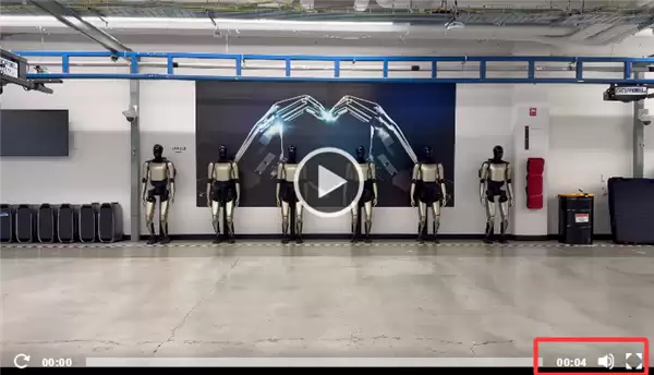 马斯克晒擎天柱跑步 出镜视频仅4秒 团队：刷新个人纪录