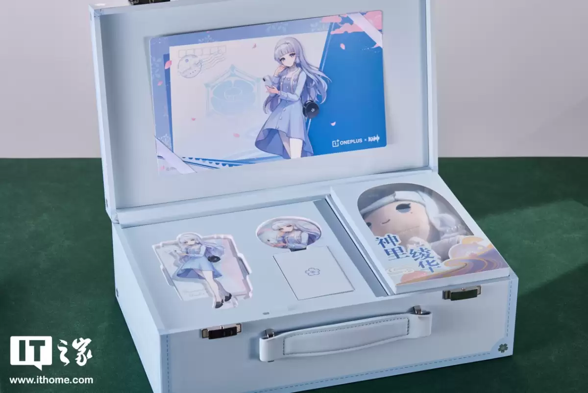 一加 Ace 6T 手机可在 OPPO 商城免费镌刻《原神》神里绫华专属图案