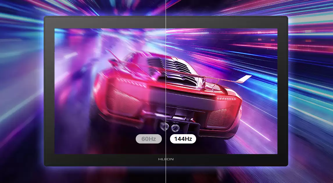 绘王推出 Kamvas Pro 27 (144Hz) 数位屏：引入高刷，升级第三代玻璃