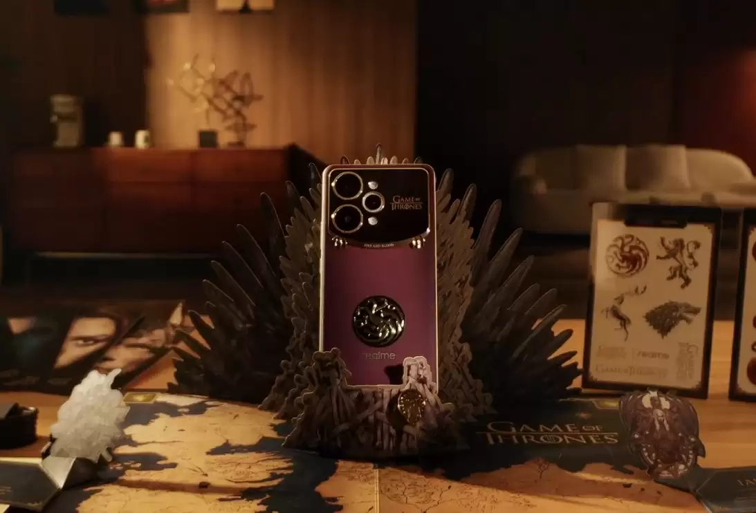 realme 联名《权力的游戏》全球首款定制手机官宣即将上市,基于真我 15 Pro 打造