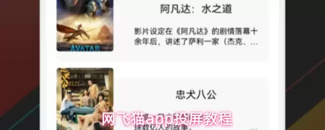 网飞猫app投屏教程